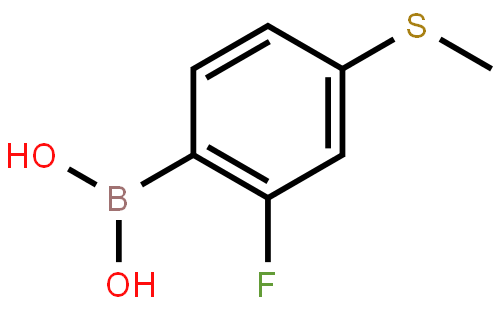 4-Borono-3-fluorothioanisole