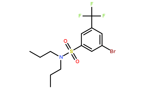 3-Bromo-N,N-dipropyl-5-(trifluoromethyl)benzenesulfonamide