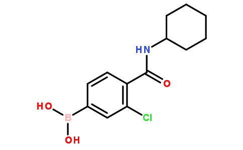 (3-Chloro-4-(cyclohexylcarbamoyl)phenyl)boronic acid