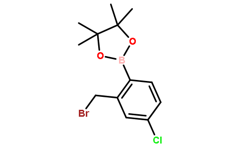 2-BROMOMETHYL-4-CHLOROPHENYLBORONIC ACID, PINACOL ESTER
