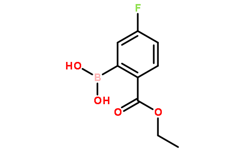 2-Ethoxycabonyl-5-fluorophenylboronic acid
