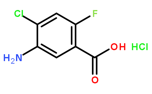 5-Amino-4-chloro-2-fluorobenzoic acid hydrochloride
