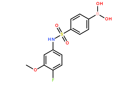 (4-(N-(4-Fluoro-3-methoxyphenyl)sulfamoyl)phenyl)boronic acid