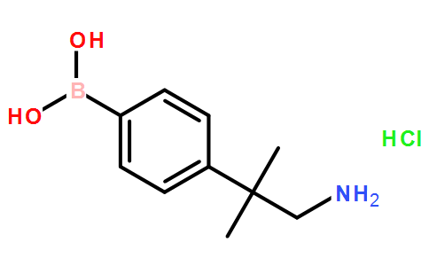(4-(1-Amino-2-methylpropan-2-yl)phenyl)boronic acid hydrochloride