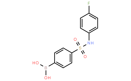 N-(4-FLUOROPHENYL) 4-BORONOBENZENESULFONAMIDE