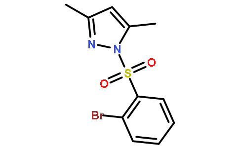 1-((2-Bromophenyl)sulfonyl)-3,5-dimethyl-1H-pyrazole