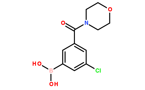(3-Chloro-5-(morpholine-4-carbonyl)phenyl)boronic acid