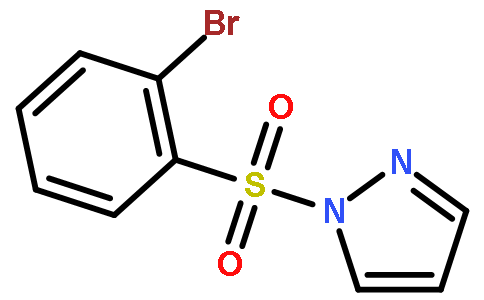 1-((2-Bromophenyl)sulfonyl)-1H-pyrazole