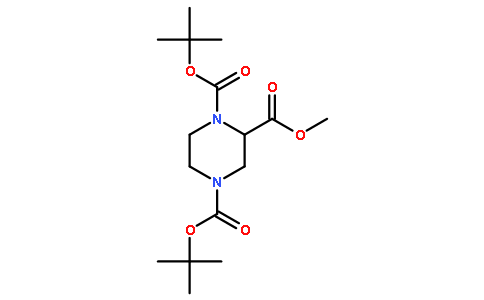 (S)-1,4-Di-tert-butyl 2-methyl piperazine-1,2,4-tricarboxylate
