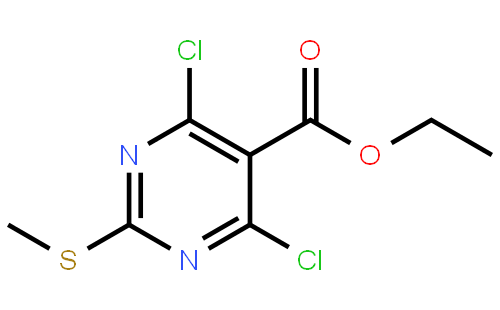 4,6-Dichloro-2-(methylthio)-5-Pyrimidinecarboxylic acid ethyl ester
