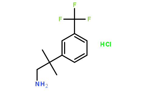 2-Methyl-2-(3-(trifluoromethyl)phenyl)propan-1-amine hydrochloride