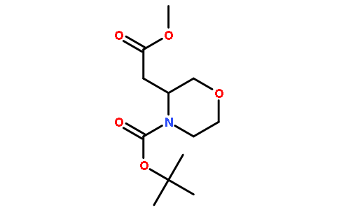 tert-Butyl 3-(2-methoxy-2-oxoethyl)morpholine-4-carboxylate