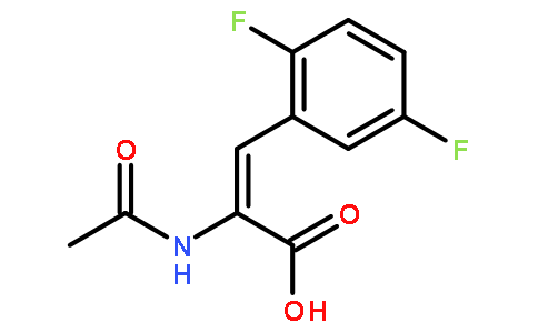 2-Acetylamino-3-(2,5-difluorophenyl)acrylic acid