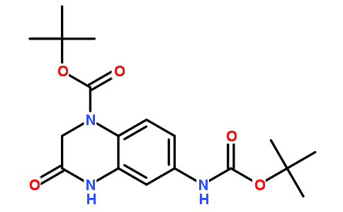 4-Boc-7-Bocamino-3,4-dihydroquinoxalin-2-one