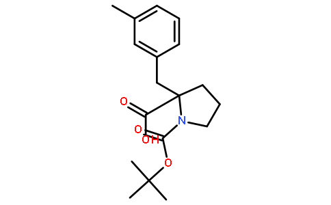 Boc-(R)-alpha-(3-methylbenzyl)-proline