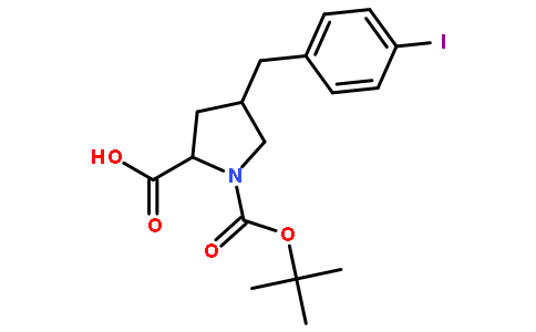 (2S,4R)-1-(tert-butoxycarbonyl)-4-(4-iodobenzyl)pyrrolidine-2-carboxylic acid