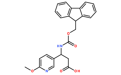 Fmoc-(R)-3-Amino-3-(6-methoxy-3-pyridyl)-propionic acid
