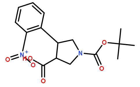 Boc-(+/-)-trans-4-(2-nitro-phenyl)-pyrrolidine-3-carboxylic acid