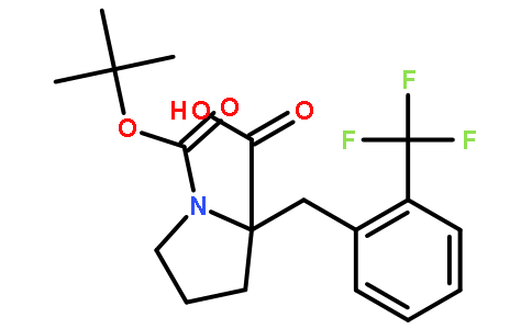 Boc-(R)-alpha-(2-trifluoromethylbenzyl)-proline