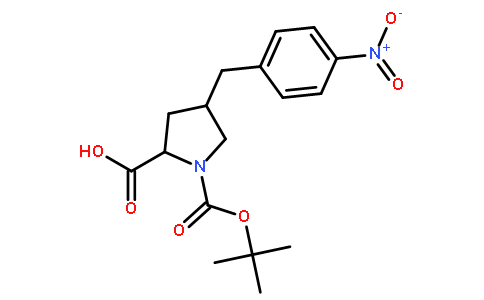 (2S,4R)-1-(tert-butoxycarbonyl)-4-(4-nitrobenzyl)pyrrolidine-2-carboxylic acid