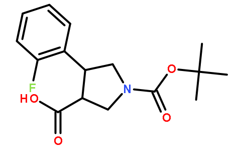 Boc-trans-DL-b-Pro-4-(2-fluorophenyl)-OH