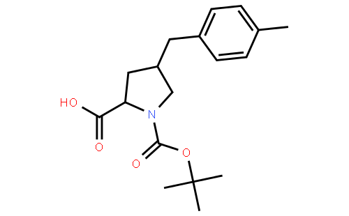 (2S,4R)-1-(tert-butoxycarbonyl)-4-(4-methylbenzyl)pyrrolidine-2-carboxylic acid
