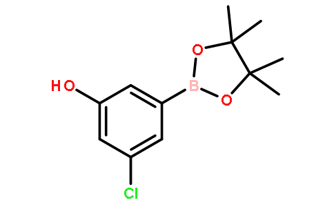 3-CHLORO-5-HYDROXYPHENYLBORONIC ACID, PINACOL ESTER