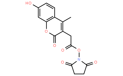 N-succinimidyl (7-hydroxy-4-methyl-3-coumarinyl)acetate