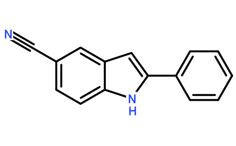 1H-indole-5-carbonitrile,2-phenyl-
