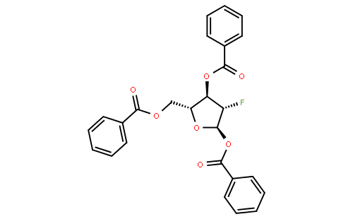 2-脱氧-2-氟-1,3,5-三苯甲酰基-alpha-D-阿拉伯呋喃糖