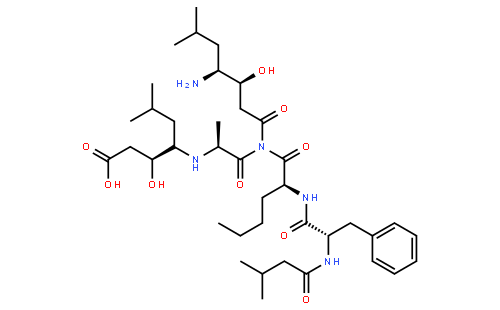 ISOVALERYL-PHE-NLE-STA-ALA-STA-OH