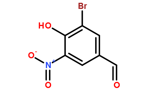 3-Bromo-4-hydroxy-5-nitrobenzaldehyde