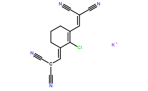 potassium (E)-2-(2-chloro-3-(2,2-dicyanovinyl)cyclohex-2-en-1-ylidene)-1,1-dicyanoethan-1-ide