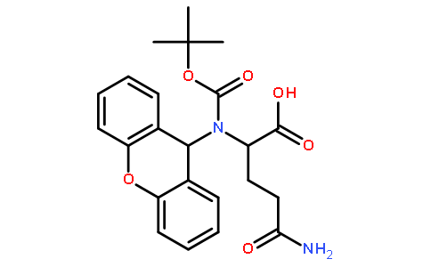 Boc-D-Gln(Xan)-OH