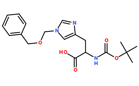 N-叔丁氧羰基-N'-苄氧甲基-L-组氨酸