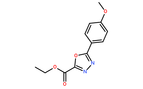 Ethyl 5-(4-methoxyphenyl)-1,3,4-oxadiazole-2-carboxylate