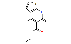 4-羟基-6-氧代-6,7-二氢噻吩并[2,3-b]吡啶-5-羧酸乙酯