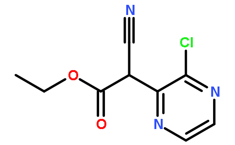 ethyl 2-(3-chloropyrazin-2-yl)-2-cyanoacetate