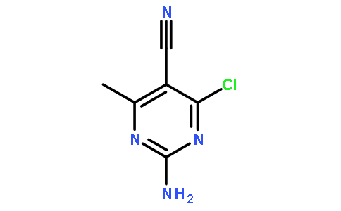 2-Amino-4-chloro-6-methylpyrimidine-5-carbonitrile