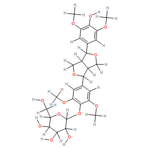 (-)-丁香树脂酚-4-O-β-D-葡萄糖苷