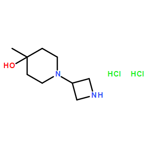 1-(Azetidin-3-yl)-4-methylpiperidin-4-ol dihydrochloride