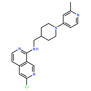 6-chloro-N-((1-(2-methylpyridin-4-yl)piperidin-4-yl)methyl)-2,7-naphthyridin-1-amine