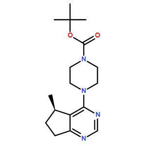 (R)-Tert-butyl 4-(5-methyl-6,7-dihydro-5H-cyclopenta[d]pyrimidin-4-yl)piperazine-1-carboxylate