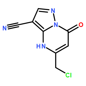 5-(Chloromethyl)-4,7-dihydro-7-oxo-pyrazolo[1,5-a]pyrimidine-3-carbonitrile