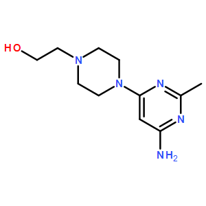 2-(4-(6-Amino-2-methylpyrimidin-4-yl)piperazin-1-yl)ethanol
