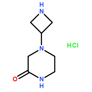 4-(azetidin-3-yl)piperazin-2-one hydrochloride