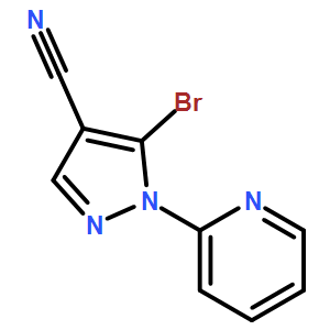 5-Bromo-1-(pyridin-2-yl)-1H-pyrazole-4-carbonitrile