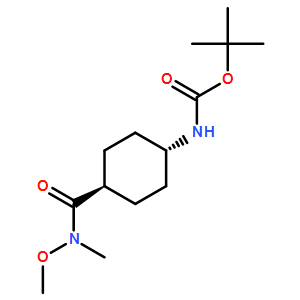 trans-1-(Boc-amino)-4-(N-methoxy-N-methylcarbamoyl)cyclohexane