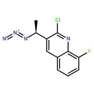(S)-3-(1-Azidoethyl)-2-chloro-8-fluoroquinoline