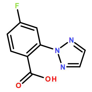4-fluoro-2-(2H-1,2,3-triazol-2-yl)benzoic acid